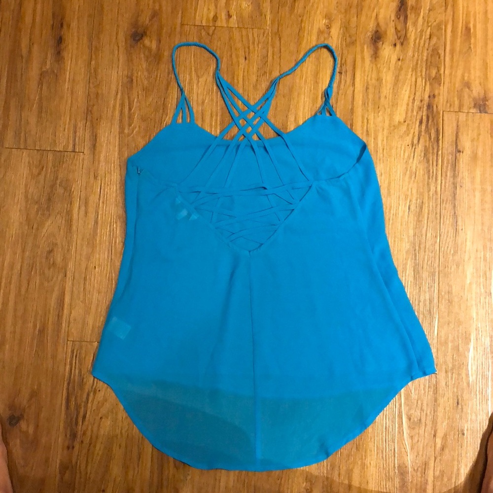 Cross cross back tank- large